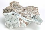 Powder Blue Hemimorphite Formation - Mine, Arizona #214752-1